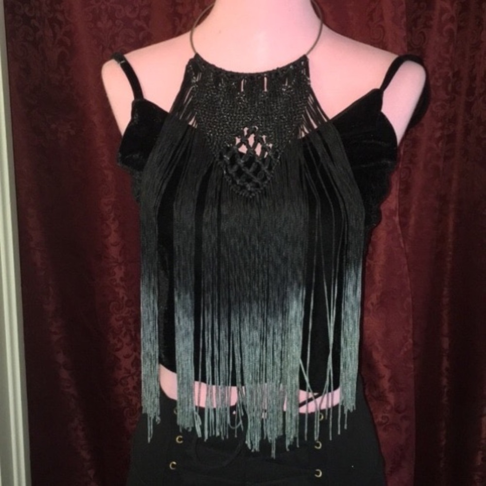 Boho Fringe necklace